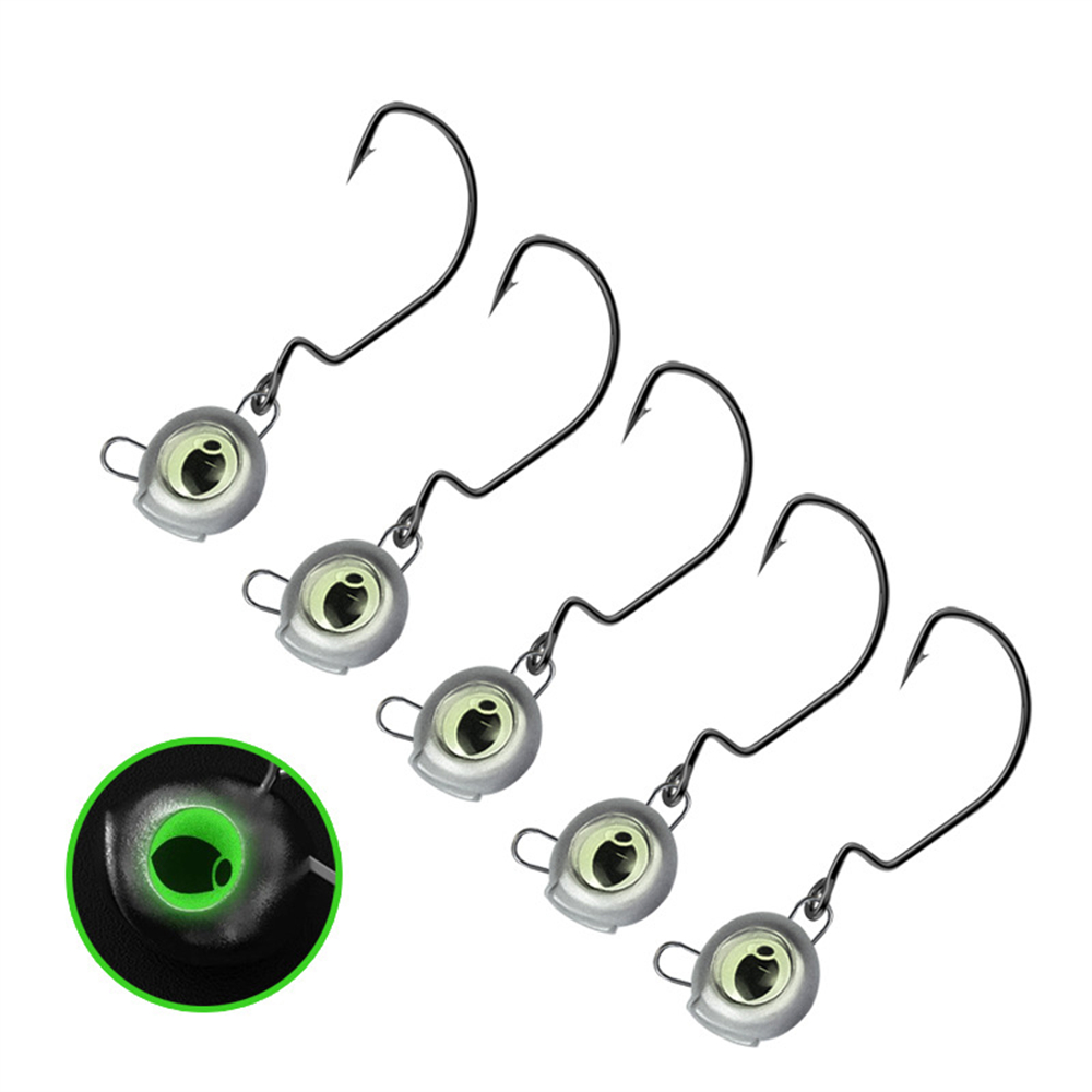 Fishing Hook Weedless - 10 Uds. Cabezales de plantilla sin