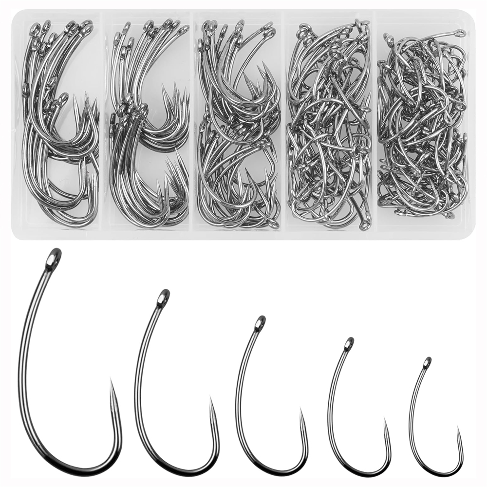 Fishing Hook Circle - Anzuelos de pesca sin escobillas, Kit