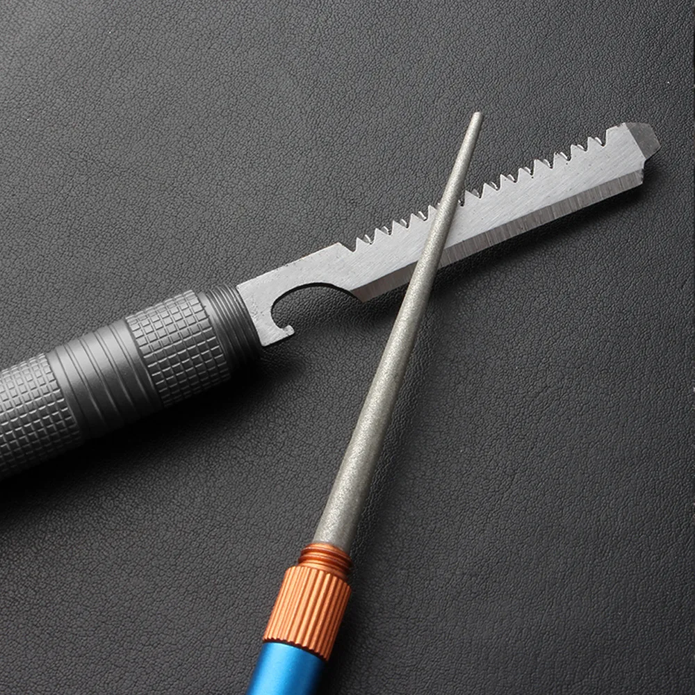Fishing Hook Sharpener - Mini caña para afilar cuchillos EDC