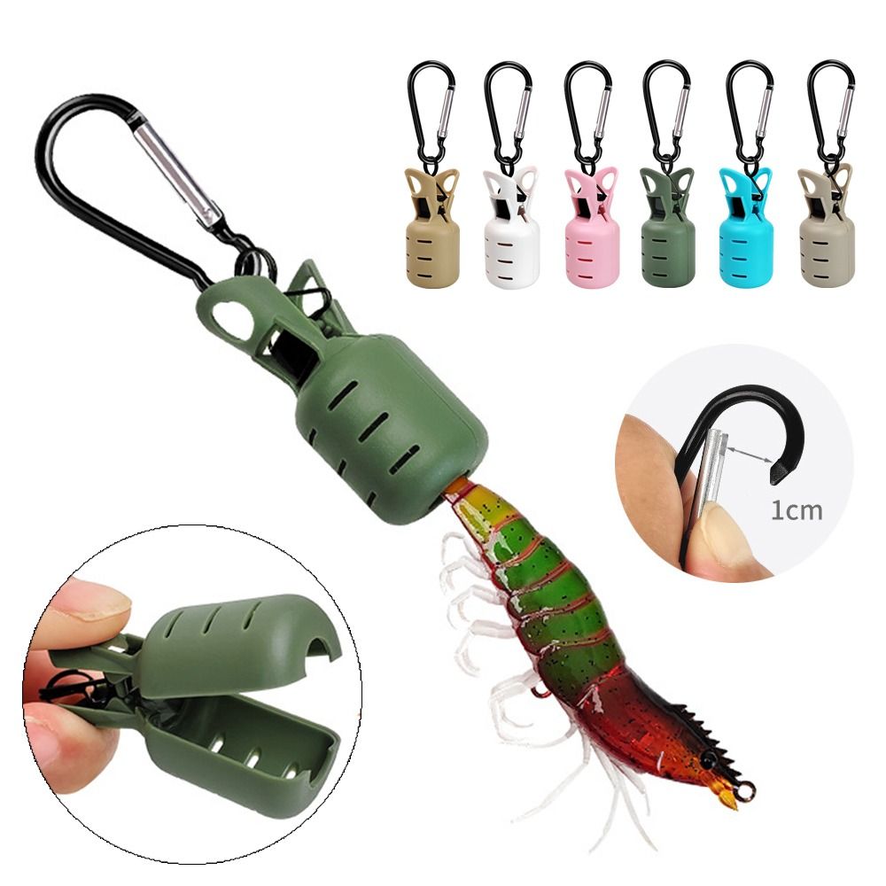 Fishing Hook Jig - Cubierta Duradera con Mosquetón para Anzuelos