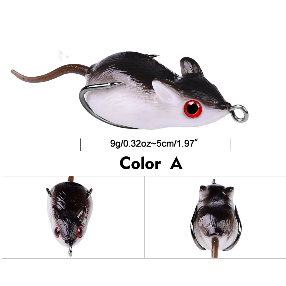 Fishing Hook Weedless - Señuelo de Pesca Anfibio Suave con