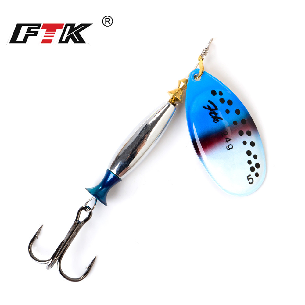 Fishing Hook Treble - FTK 18g 24g cebo giratorio cuchara