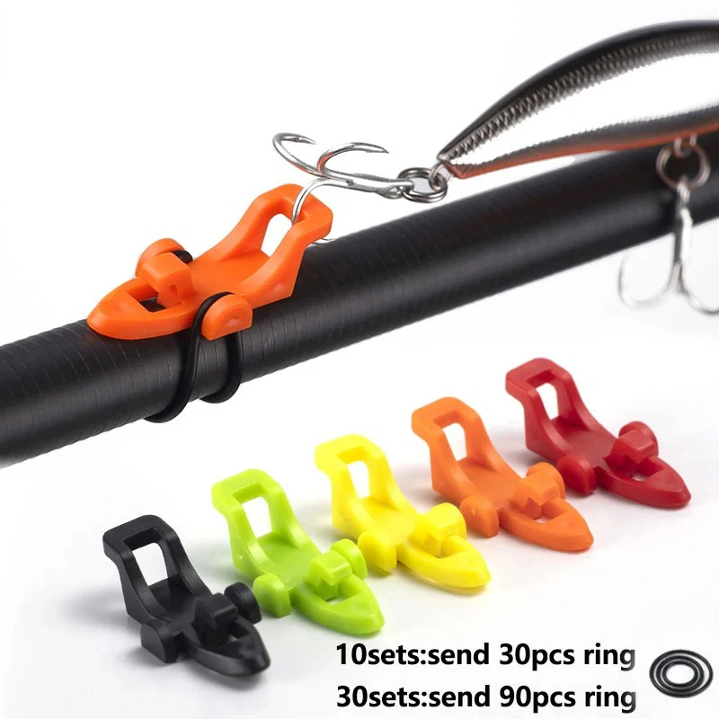 Fishing Hook Jig - 10 unidades de soportes de seguridad