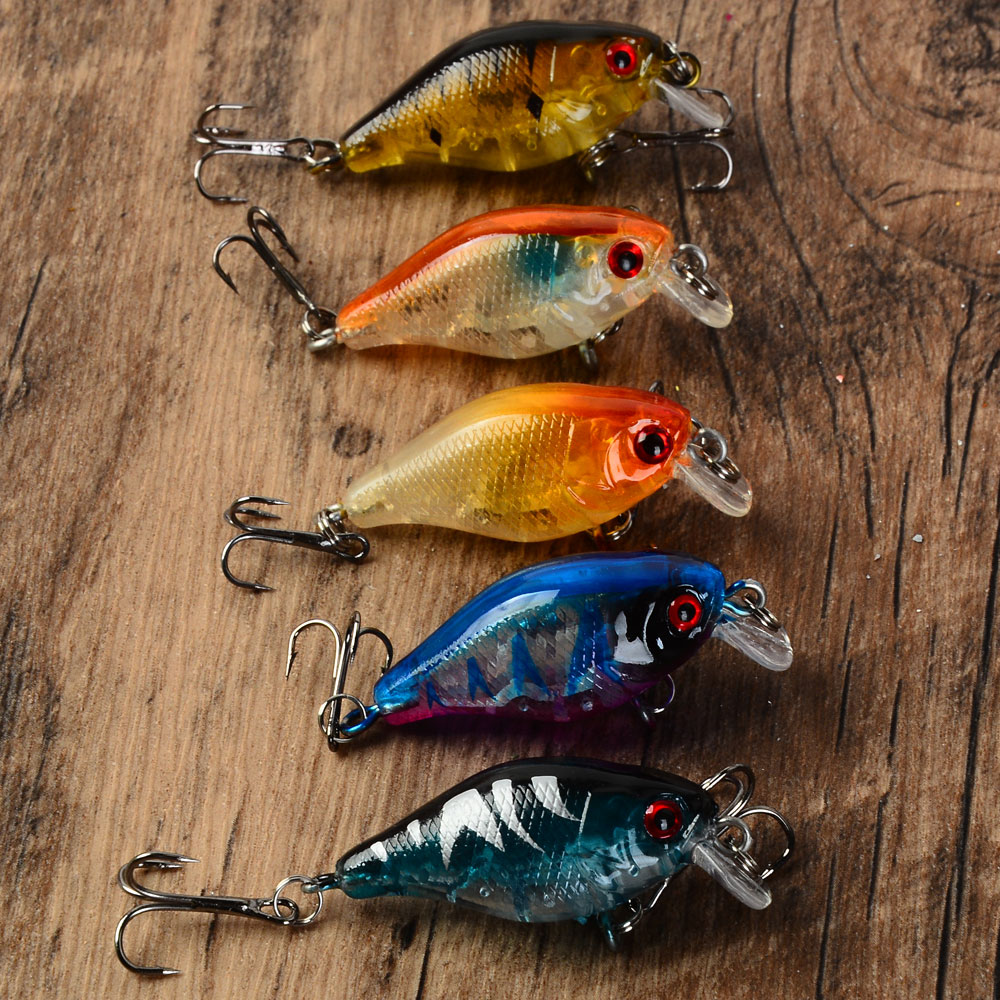 Fishing Hook Treble - 5 uds Crankbaits flotantes cebo señuelo