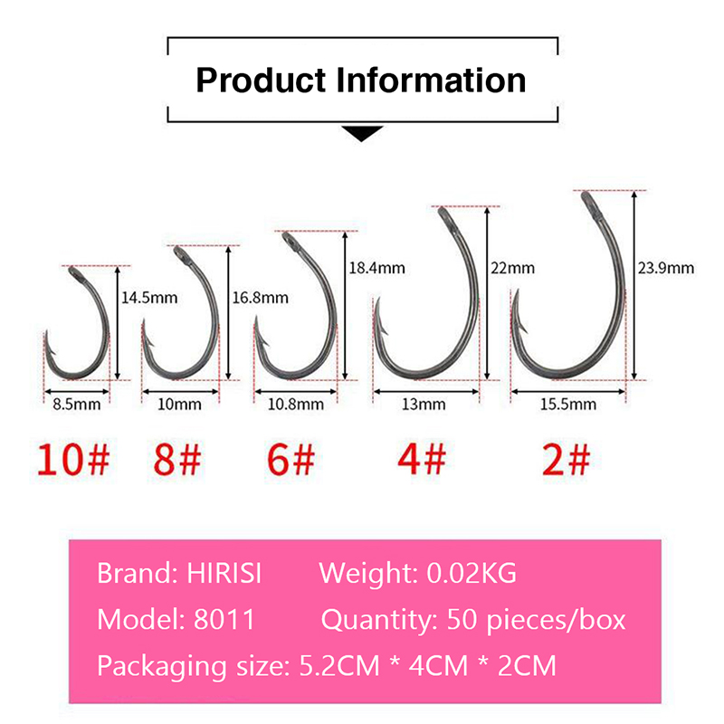 Fishing Hook Box - Nuevos Anzuelos Hirisi en Caja de
