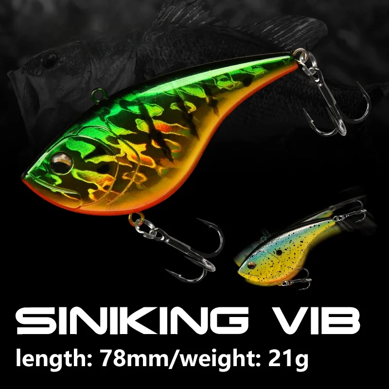 Fishing Hook Treble - Señuelo de pesca VIB de 21g/78mm,