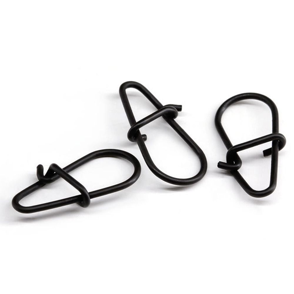 100 unids/lote negro mate Snap - Fishing Hook Box reseña y precio
