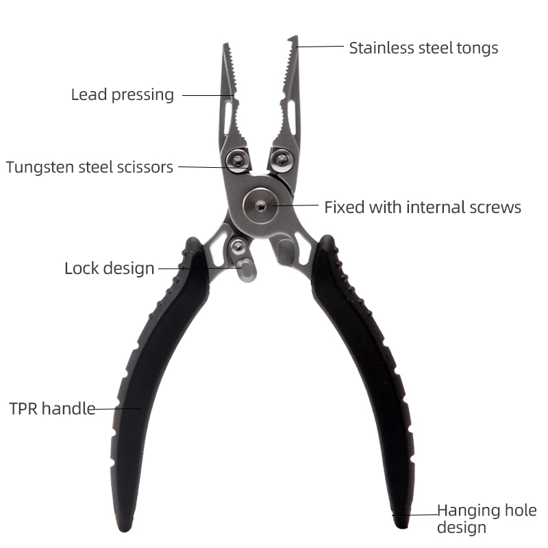 Pinzas de pesca de Punta larga - Fishing Hook Sharpener reseña y precio