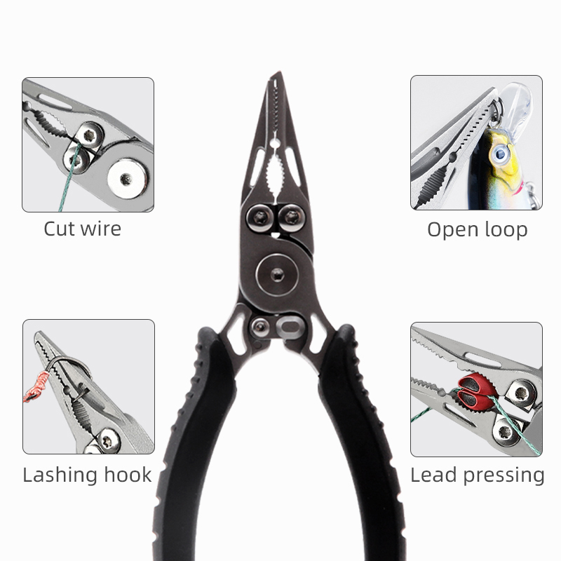 Pinzas de pesca de Punta larga - Fishing Hook Sharpener reseña y precio