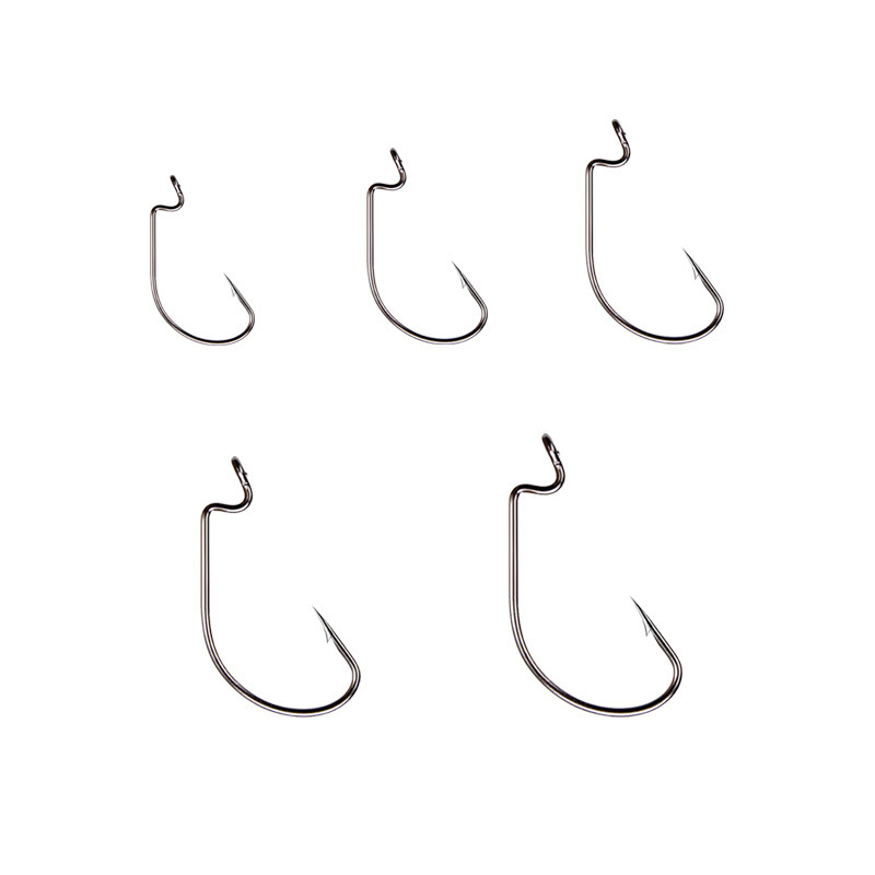 50 Uds anzuelo de gusano ancho - Fishing Hook Offset reseña y precio