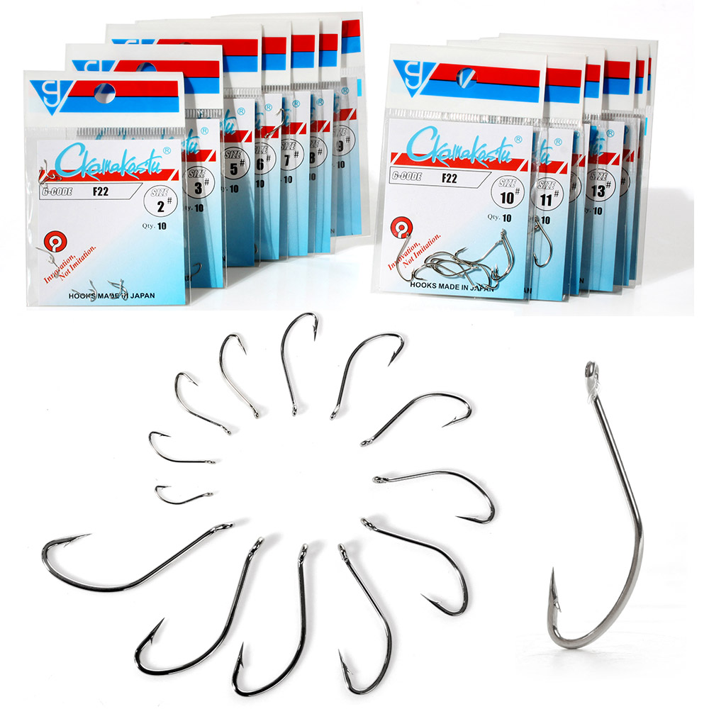 Ckamakastu-anzuelos de pesca F - Fishing Hook Barbless reseña y precio