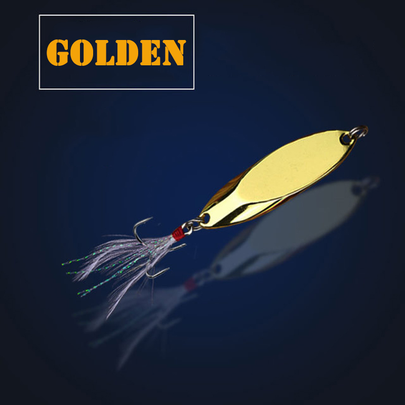 Señuelo de cuchara de Metal de - Fishing Hook Treble reseña y precio