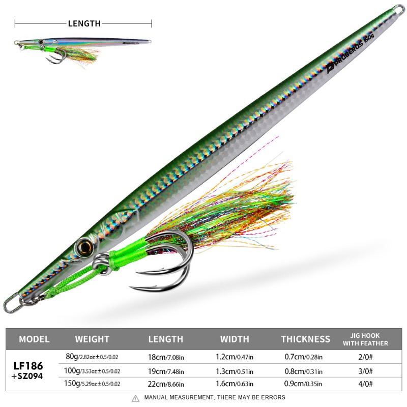 Señuelo de pesca rápida de dob - Fishing Hook Jig reseña y precio