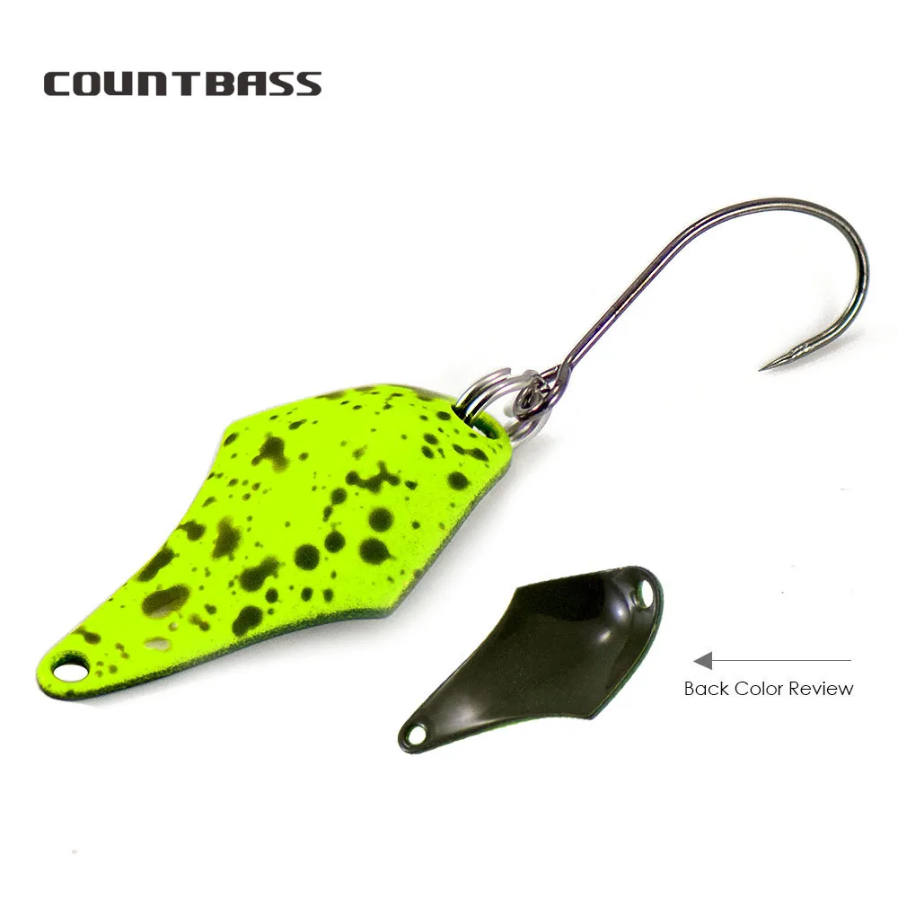 COUNTBASS 5/64oz 2g cuchara de - Fishing Hook Barbless reseña y precio