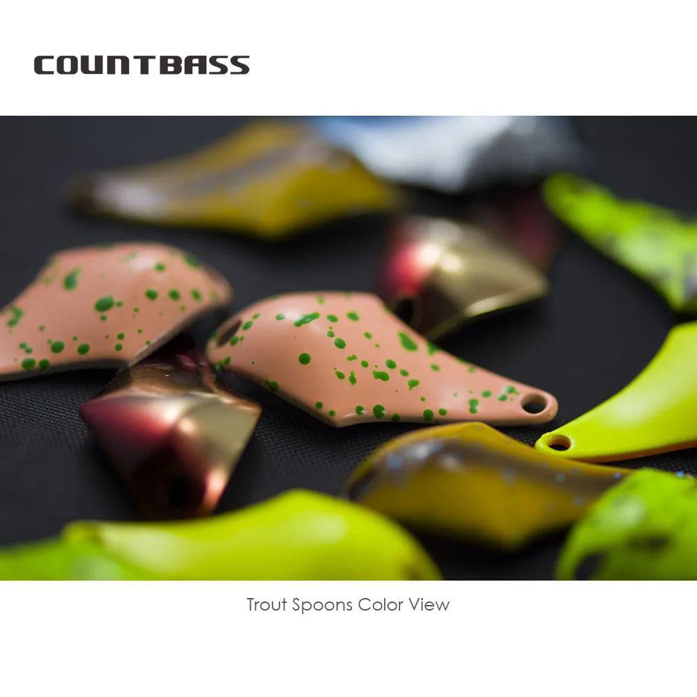 COUNTBASS 5/64oz 2g cuchara de - Fishing Hook Barbless reseña y precio
