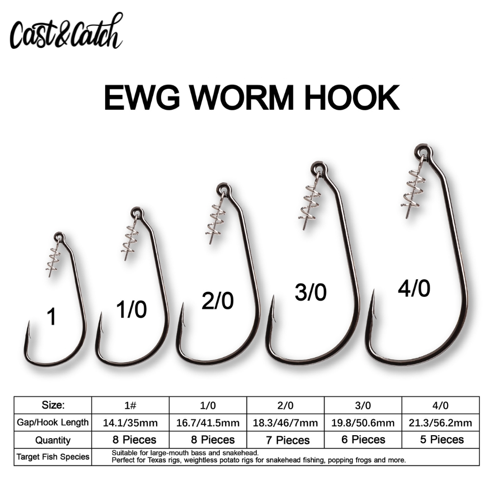 Anzuelo Cast&Catch SCREW-LOCK  - Fishing Hook Weedless reseña y precio