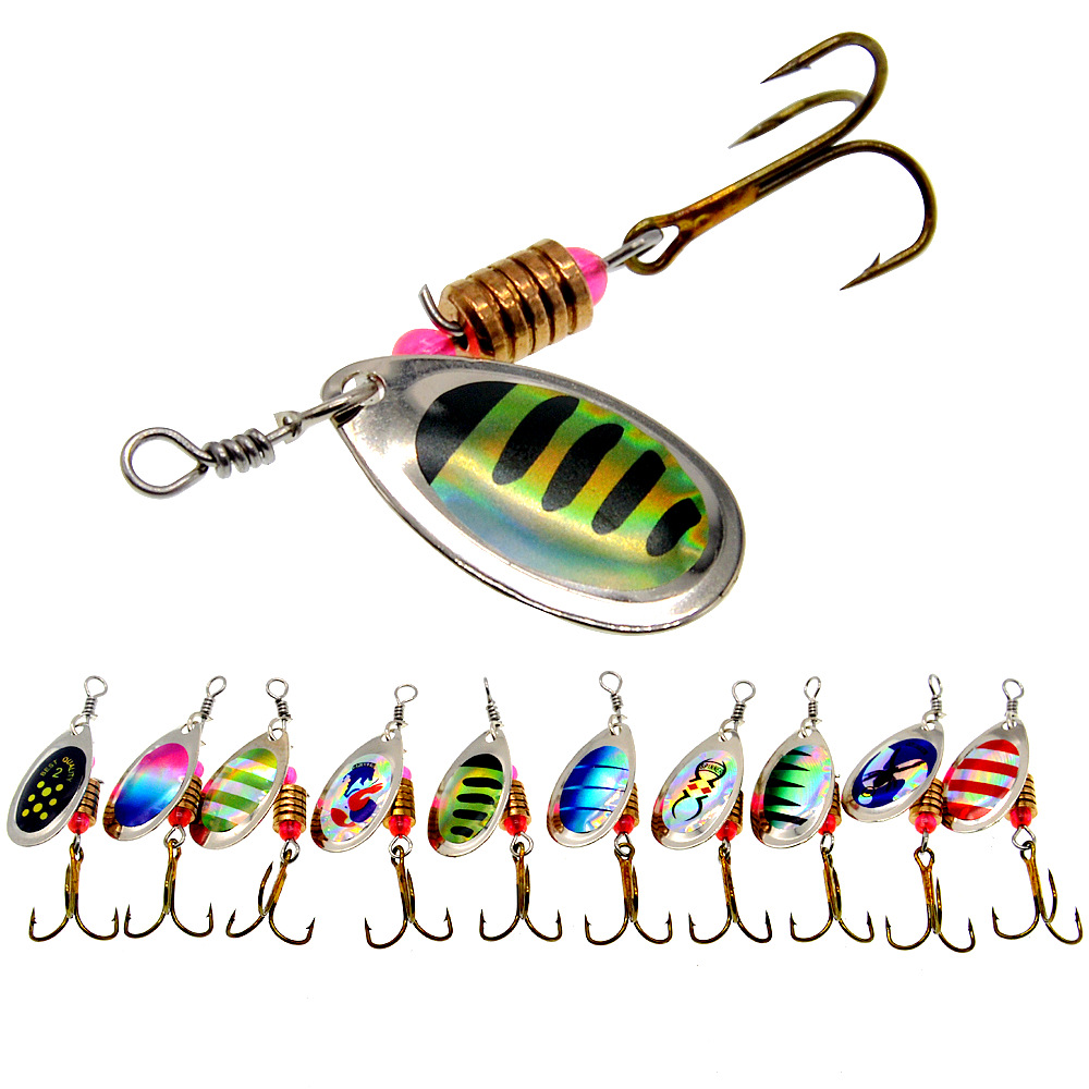 Señuelo de pesca Spinner, cuch - Fishing Hook Treble reseña y precio