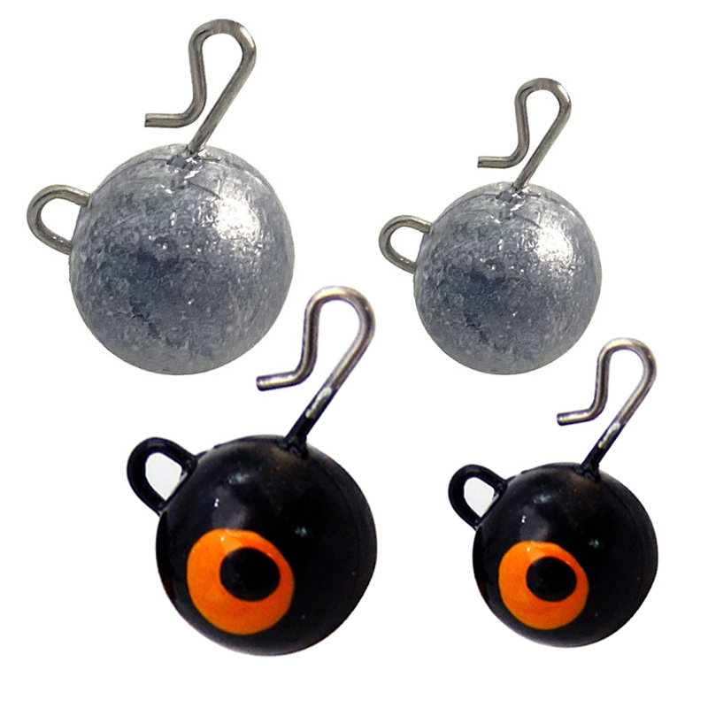 Plomo de peso de pesca, bola r - Fishing Hook Jig reseña y precio
