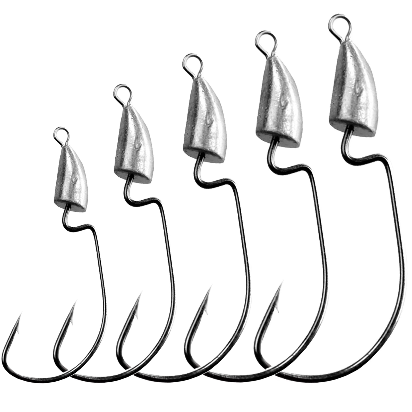 THKFISH 10 Uds anzuelo con cab - Fishing Hook Weedless reseña y precio