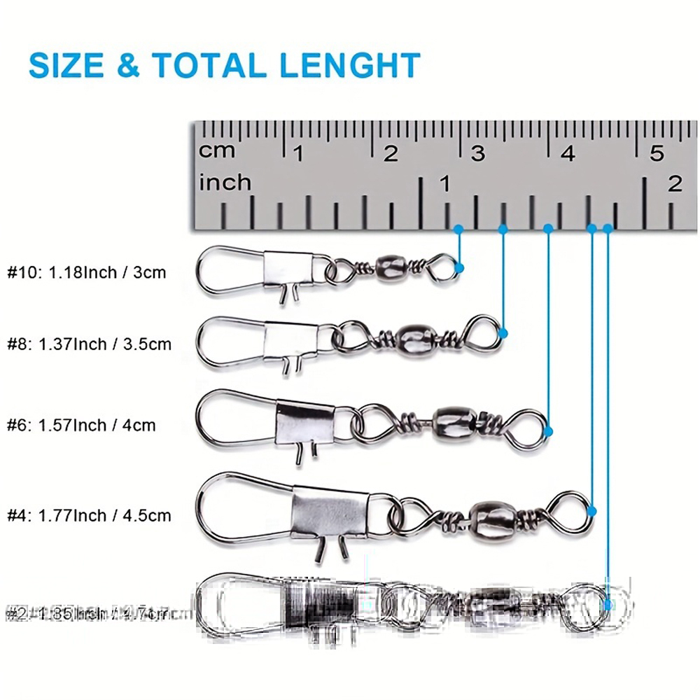 100 unids/lote 4 # 6 # 8 # 10  - Fishing Hook Assortment reseña y precio