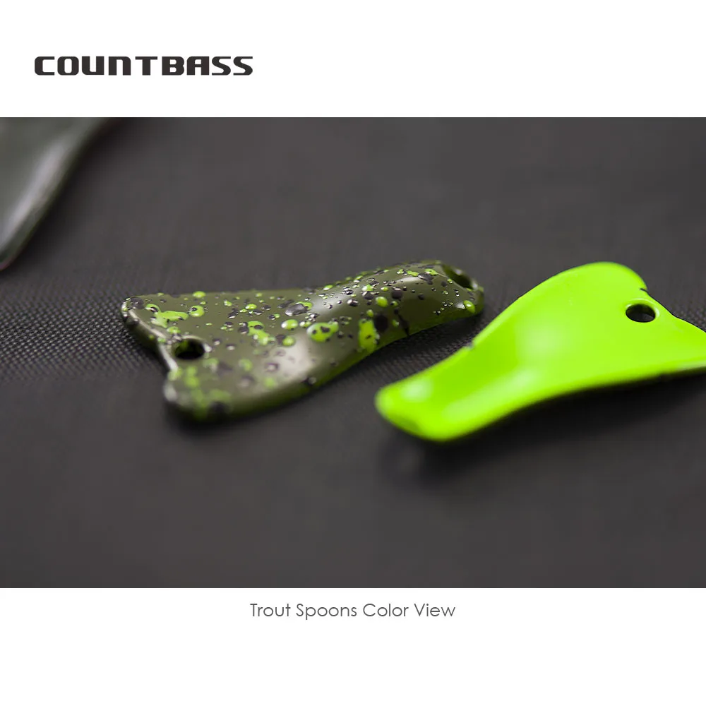 COUNTBASS 5/64oz 2g cuchara de - Fishing Hook Barbless reseña y precio