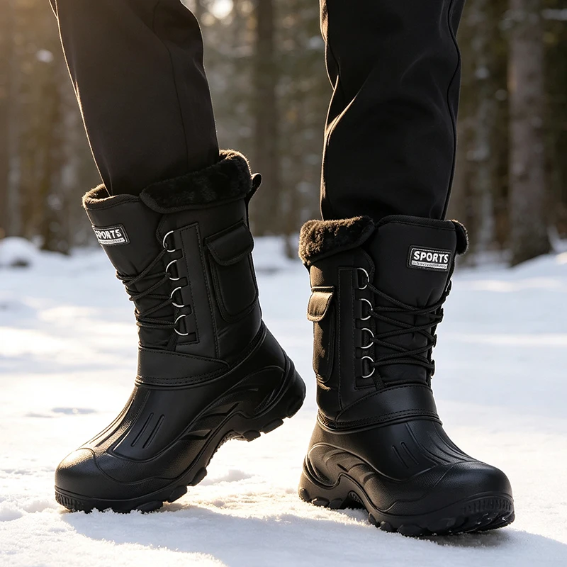 Botas de nieve de invierno par - Fishing Hook reseña y precio