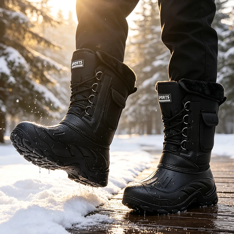 Botas de nieve de invierno par - Fishing Hook reseña y precio