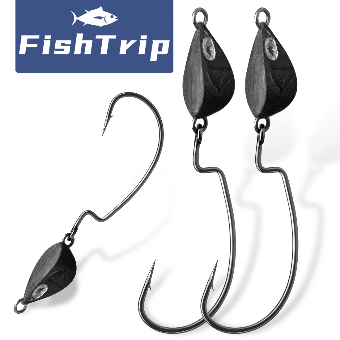 FishTrip 10 Uds Jig Head anzue - Fishing Hook Weedless reseña y precio