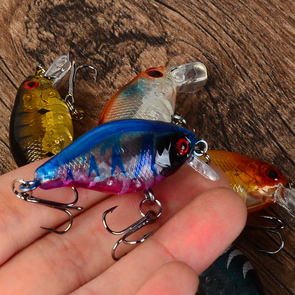 5 uds Crankbaits flotantes ceb - Fishing Hook Treble reseña y precio