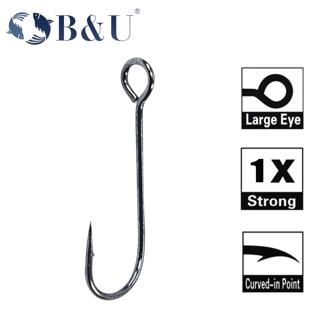 B&U 20 piezas Anzuelos de pesc - Fishing Hook Barbless reseña y precio