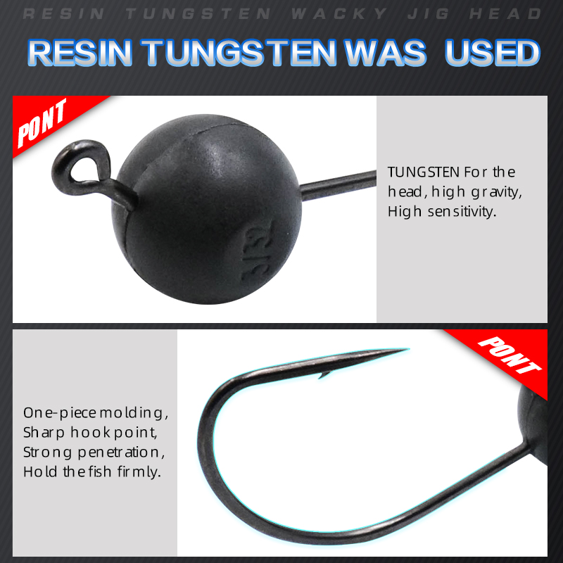 Anzuelo de Pesca loco de resin - Fishing Hook Weedless reseña y precio