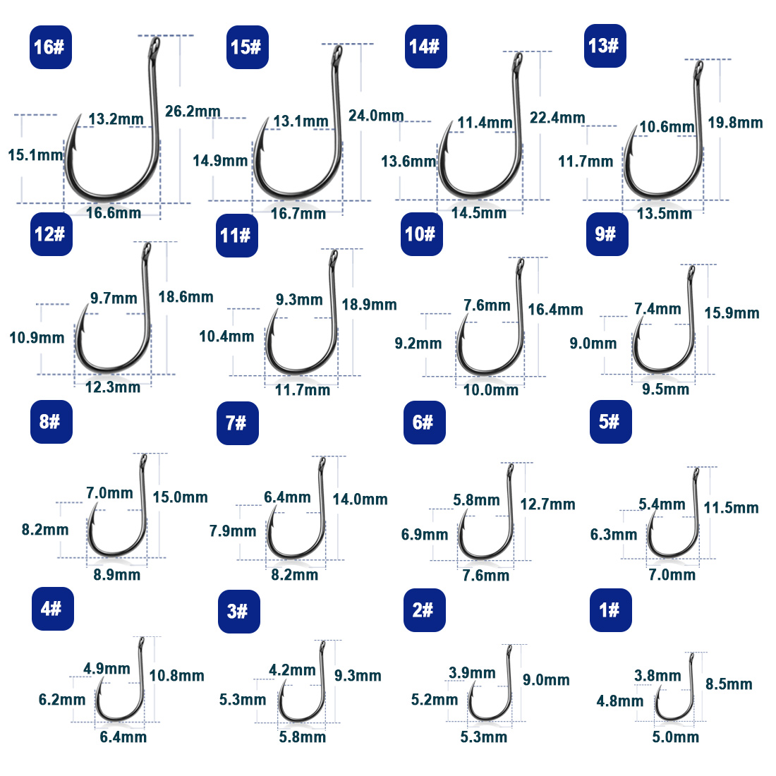 Anzuelos de pesca Iseama de 9K - Fishing Hook Circle reseña y precio