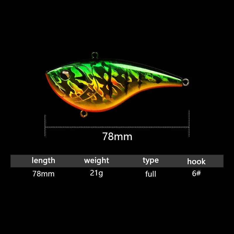 Señuelo de pesca VIB de 21g/78 - Fishing Hook Treble reseña y precio
