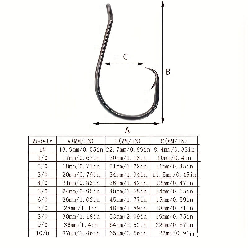 50 Uds anzuelos circulares equ - Fishing Hook Circle reseña y precio