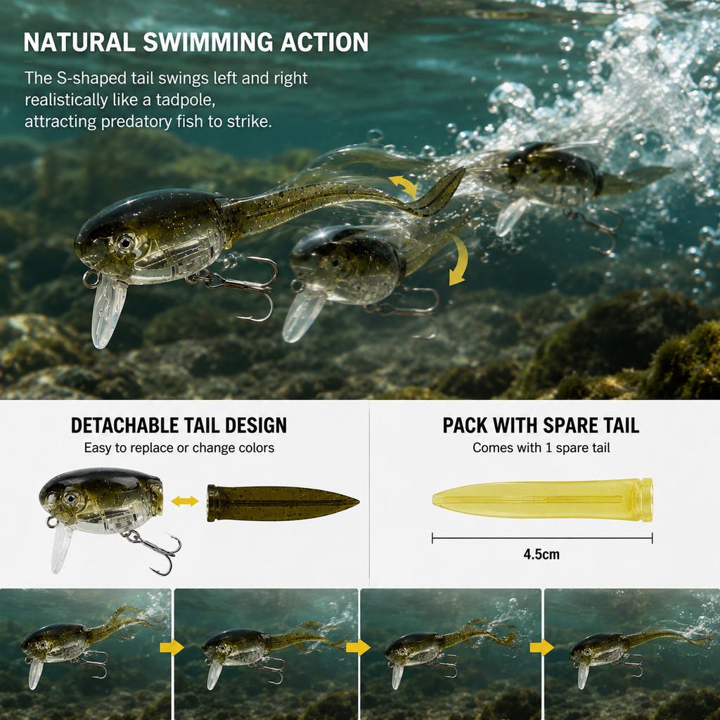 1 señuelo de pesca duro tipo T - Fishing Hook Treble reseña y precio
